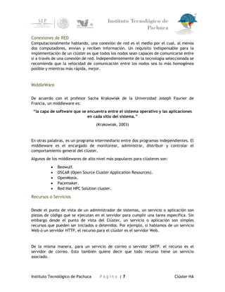 Cluster de alta disponibilidad con corosync, pacemaker & apache2 | PDF