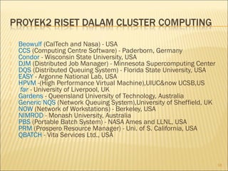 Cluster grid cloud computing | PPT