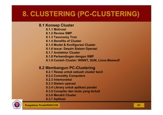 Contoj Cluster Clustering Computer | PDF