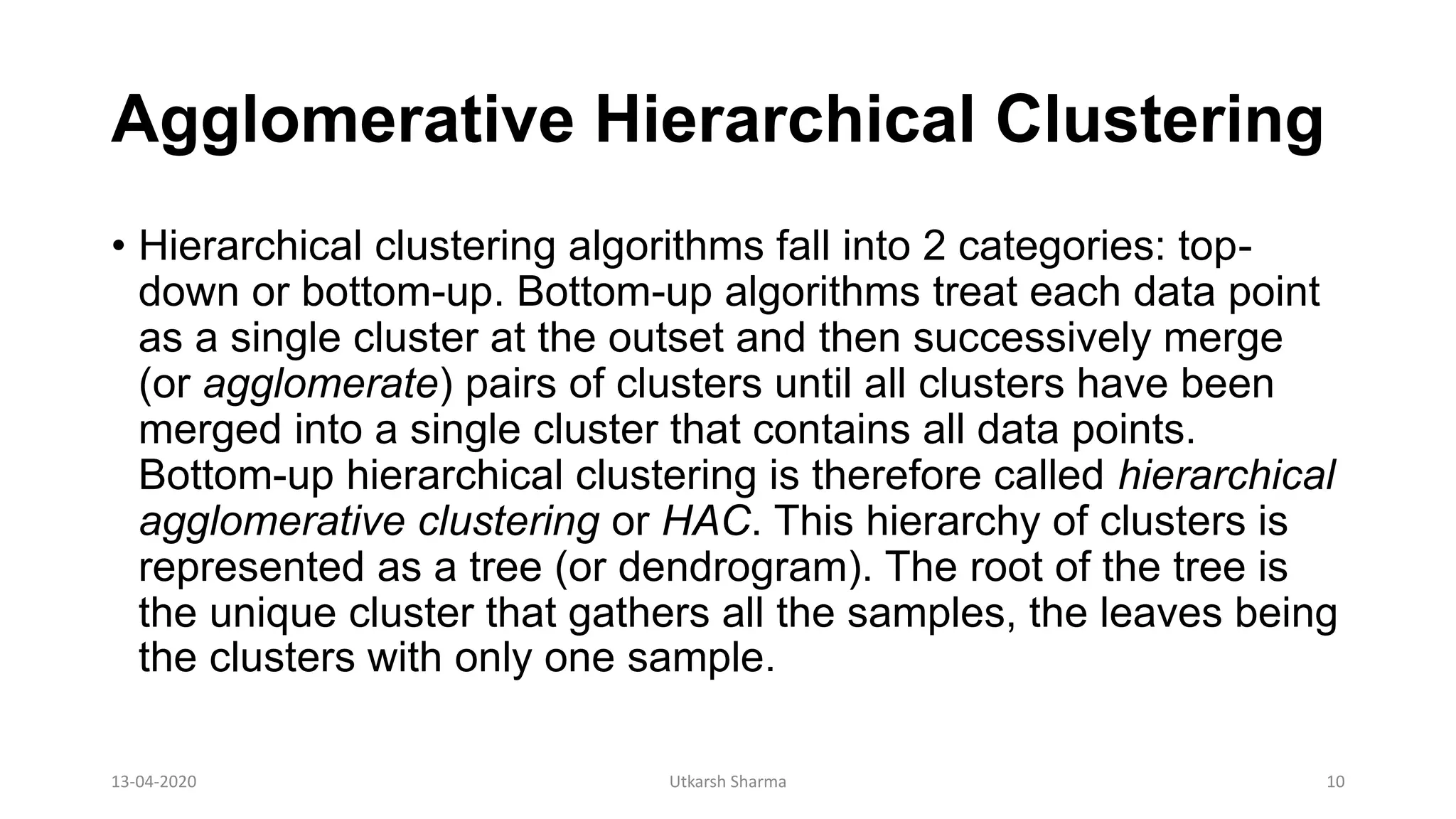 Density based Clustering Algorithms(DB SCAN, Mean shift ) | PPT | Free ...