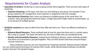 Cluster Manager Types CLUSTERING, differnt type of clusterings | PPTX