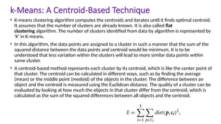 CLUSTERING, differnt type of clusterings | PPTX