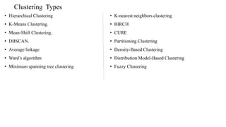 Introduction to clustering and examples of clustering | PDF