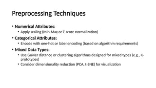 Clustering IN DATA MINING CONCEPTS- aLGORITHMNS | PPTX