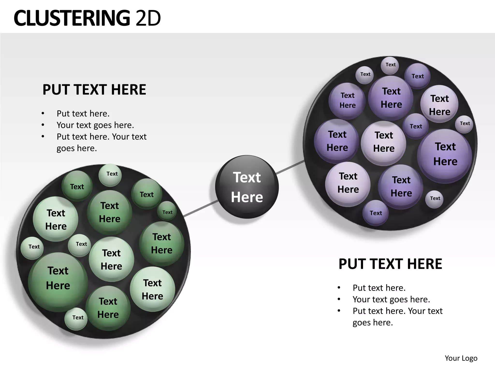 Clustering 2d powerpoint presentation templates | PPTX