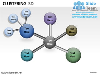 Clustering 3d powerpoint ppt templates. | PPT