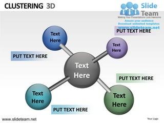 Clustering 3d powerpoint ppt templates. | PPT