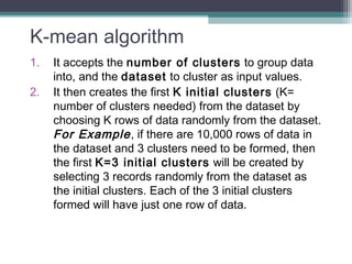 Clustering & classification | PPT