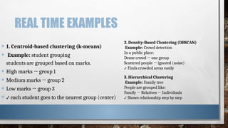 Comprehensive Overview of Clustering Techniques in Machine Learning | PPTX