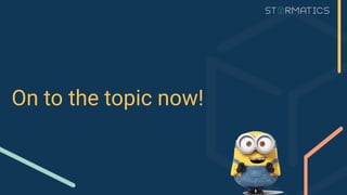 On to the topic now!
 