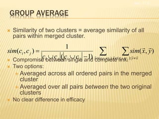 Clustering ppt | PPT