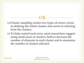 Cluster Sampling Technique - Probability Sampling - Mass Media Research ...