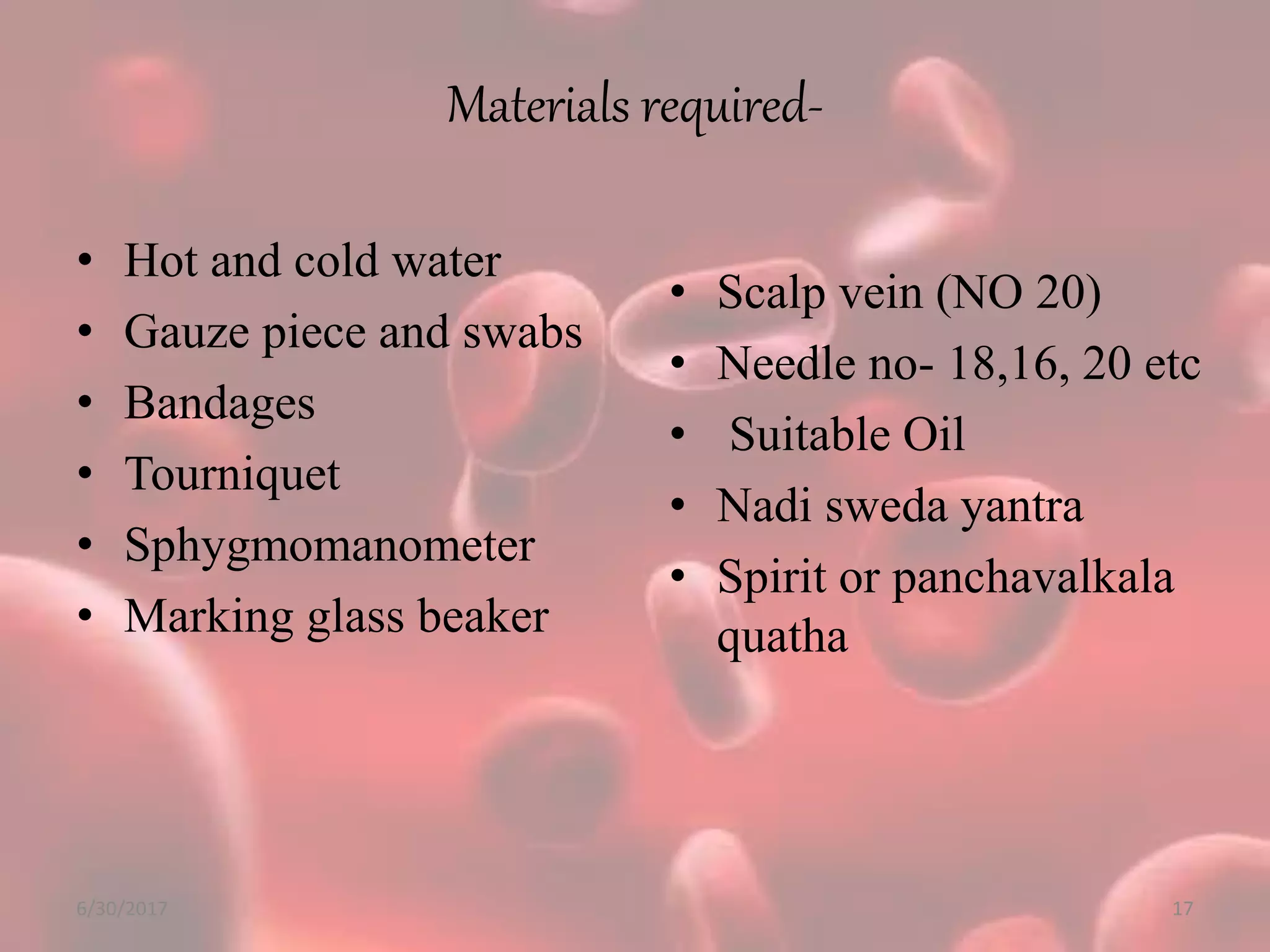 Raktamokshana in-depth examination