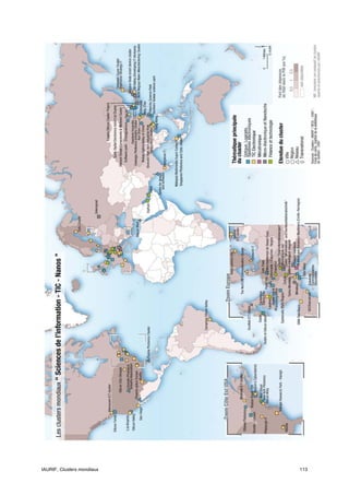IAURIF, Clusters mondiaux   113
 