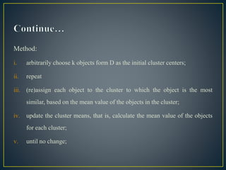 Clusters techniques | PPT