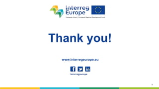 21
www.interregeurope.eu
Thank you!
 