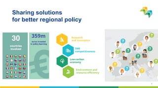 3
Sharing solutions
for better regional policy
 