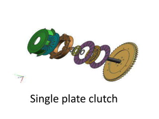 Single plate clutch
 