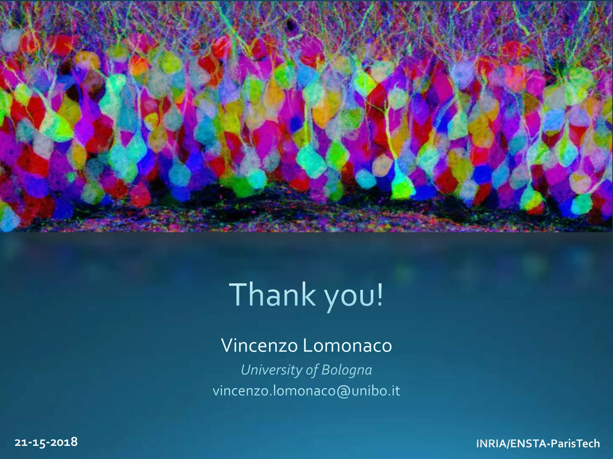 Vincenzo Lomonaco
University of Bologna
 