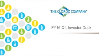 FY16 Q4 Investor Deck
 