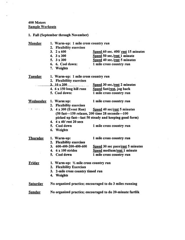 400 Workouts Clyde Hart EOUA Blog