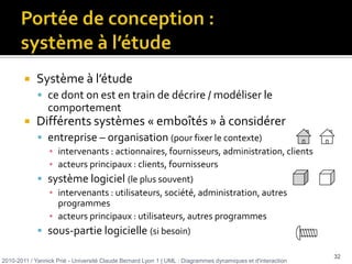 ScénarioSéquence particulière d’étape dans la réalisation d’un CU 