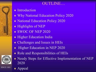 Role and Responsibilities of Higher Education Institutions in Effective ...