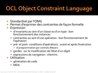 attributs, associations