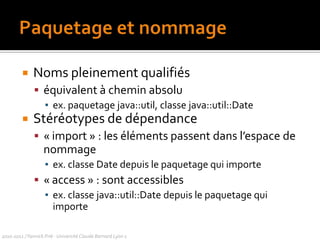 restriction de la navigation àune direction2010-2011 / Yannick Prié - Université Claude Bernard Lyon 1 =
