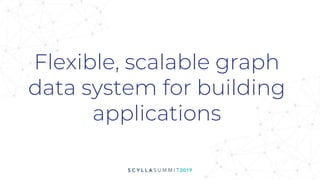 Flexible, scalable graph
data system for building
applications
 