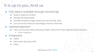 Change Data Capture in Scylla | PPTX
