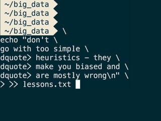 data, ..., profit (@pavlobaron)