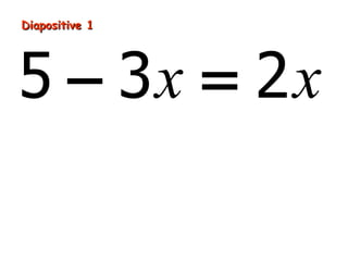 Diapositive 1 FAUX on ne peut pas réduire