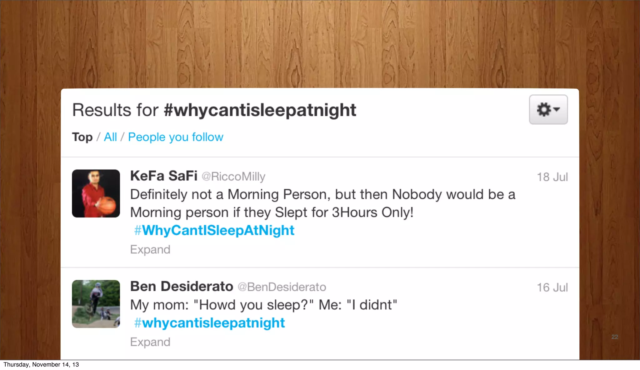 @TwitterAds | Conﬁdential

Thursday, November 14, 13

22

 