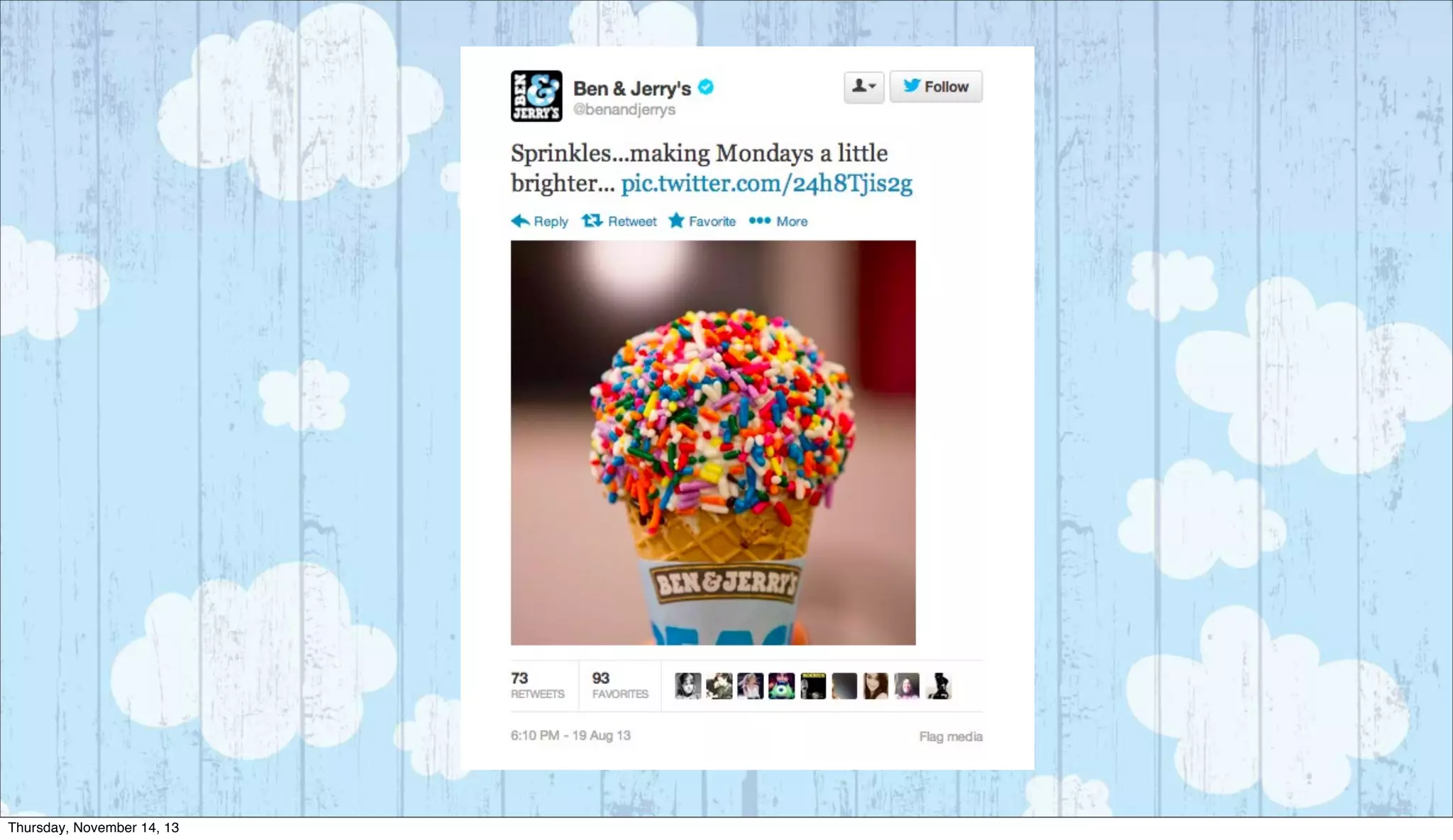 Thursday, November 14, 13

 