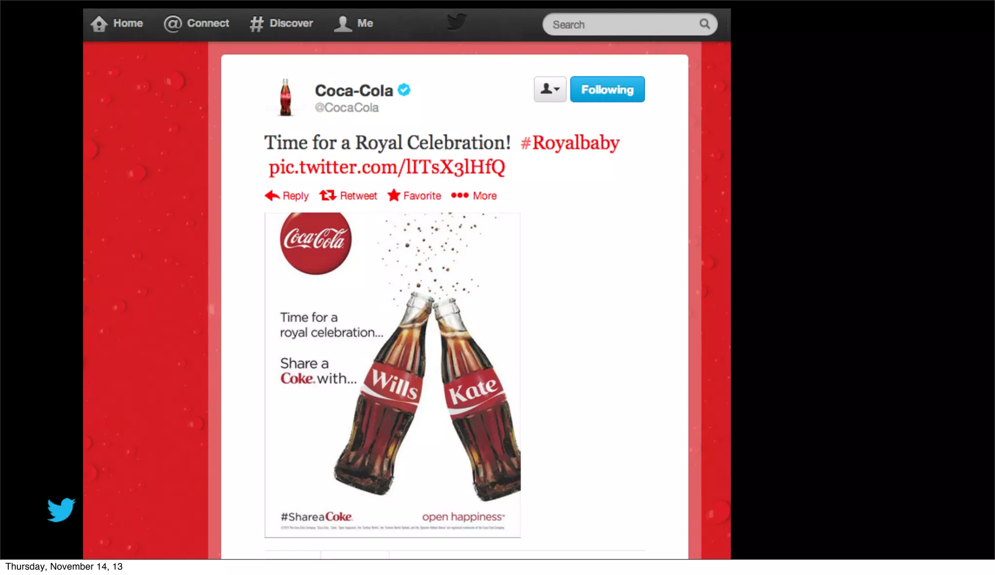 #WinTheMoment |

Thursday, November 14, 13

Twitter Conﬁdential

 