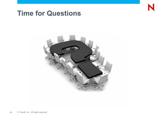 Time for Questions




21   © Novell, Inc. All rights reserved.
 