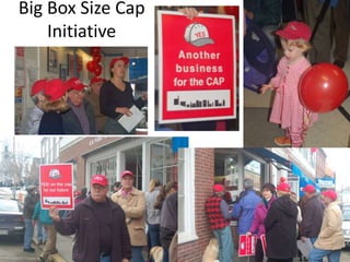 Big Box Size Cap
Initiative
 