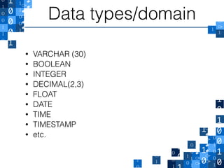 Relational Databases - Lecture 3 - Logical and physical models (UML) | PDF