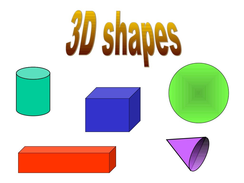 3d shapes