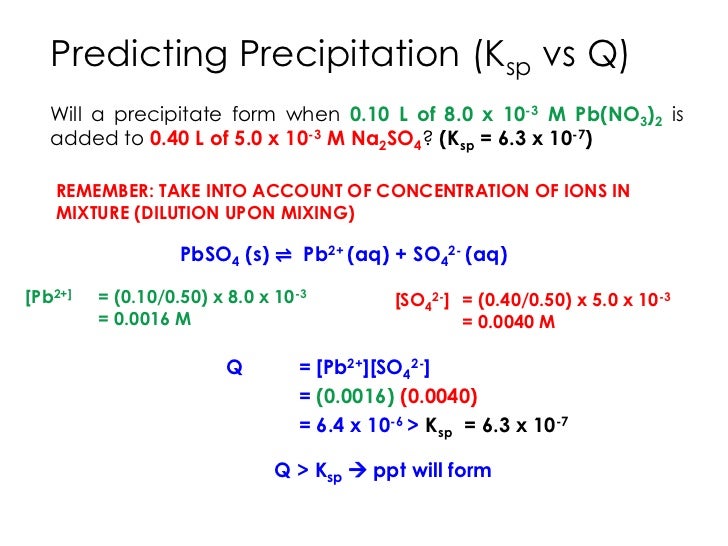 cm4106 review of lesson 4 how does a precipitate form