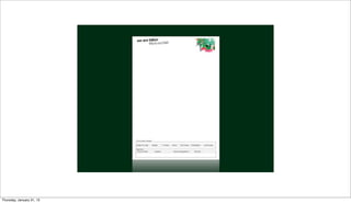 Thursday, January 31, 13
 