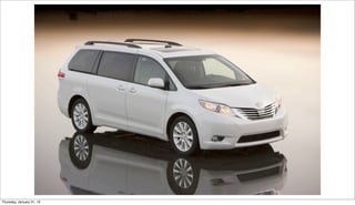 Thursday, January 31, 13
 