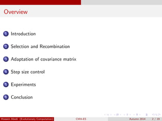 Covariance Matrix Adaptation Evolution Strategy (CMA-ES) | PDF