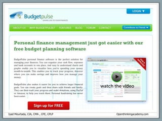 Mission Statement PlanningStrategic Plan Long-term ObjectivesCapital Budget Capitalize &Amortize Operating Budget Capital Investment Short-term Objectives Current Investments  ExpenseIyad Mourtada, CIA, CMA , CFE, CPLP             						             Openthinkingacademy.com