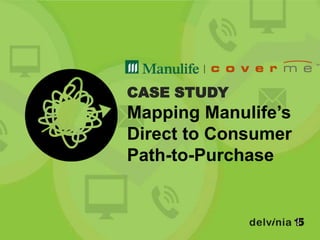 CASE STUDY
Mapping Manulife’s
Direct to Consumer
Path-to-Purchase
 
