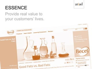 49
ESSENCE
Provide real value to
your customers’ lives.
49
 