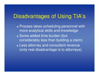 Time Impact Analysis