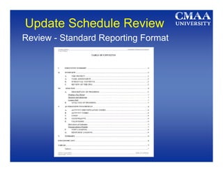 Schedule Review