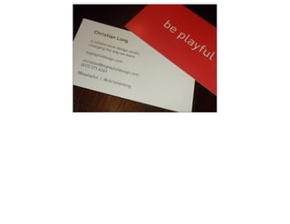 CMA Creative Educator "Design Thinking" prezo, Oct 15, 2010